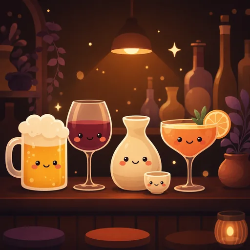 お酒タイプ診断の世界観